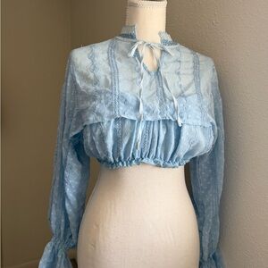 Light Blue Women's Top